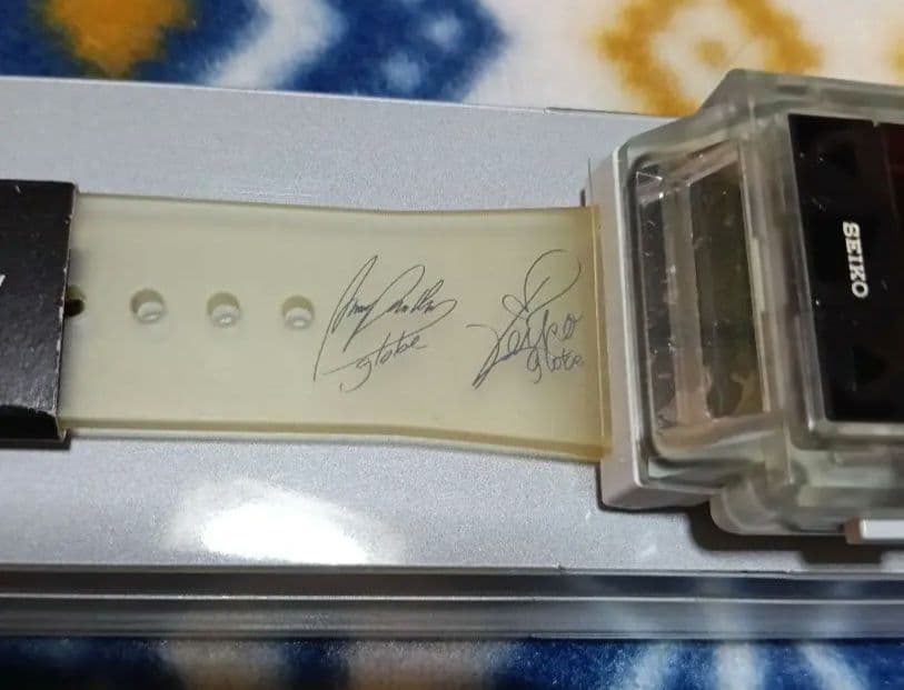 SEIKO Frequency 限定 【 globe 】 デジタル腕時計 クリア