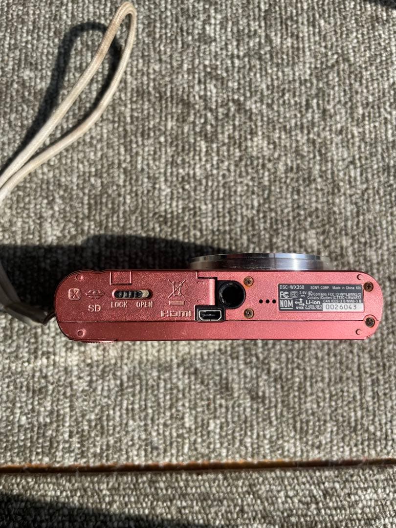 SONY Cyber-shot DSC-WX350 ピンク