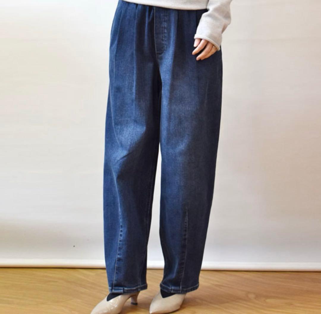 【はな】新品未使用　 PASSIONE 裏起毛デニム