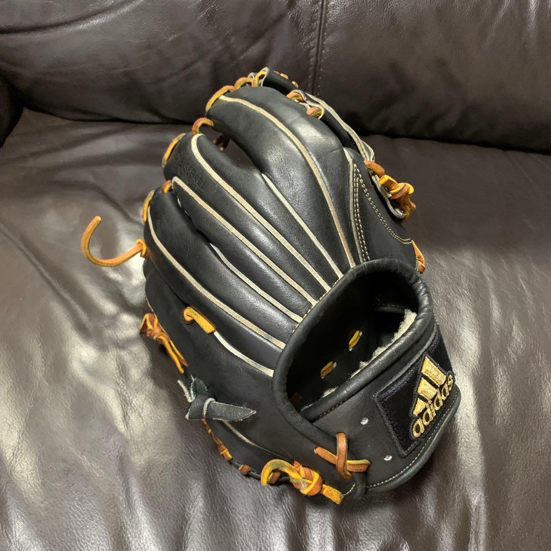 adidas プロフェッショナル　硬式内野手用グローブ 黒