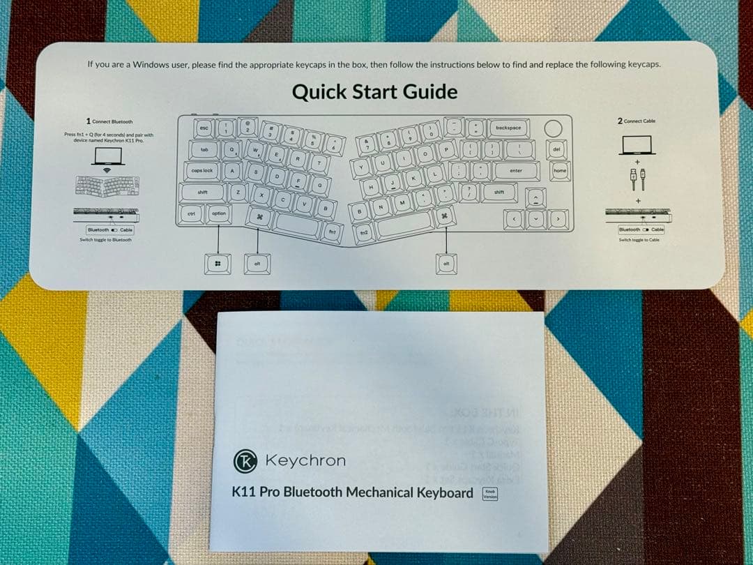 Keychron K11 pro 茶軸 RGBバックライト US配列