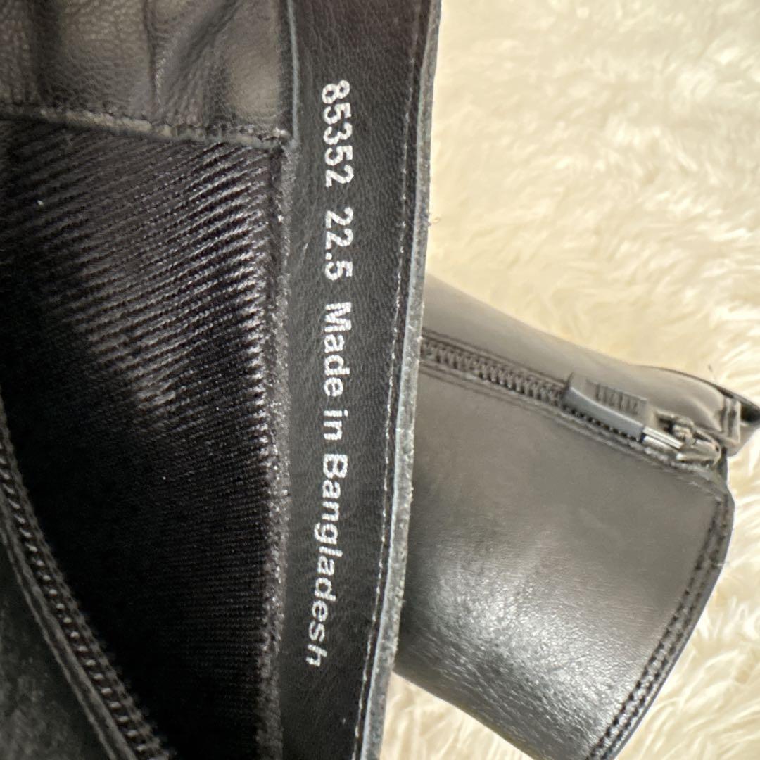 fitfit フィットフィット フレックス サイドゴアブーツ 黒 厚底