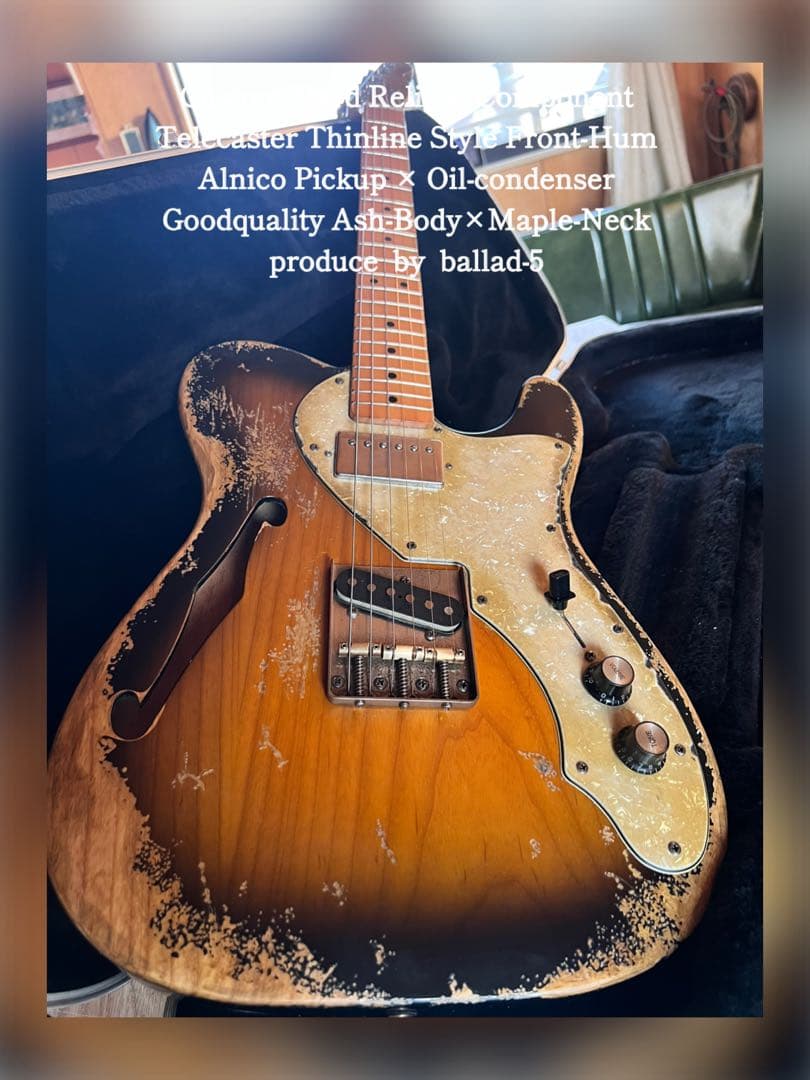 ハードレリックTelecasterThinline Style AshBody