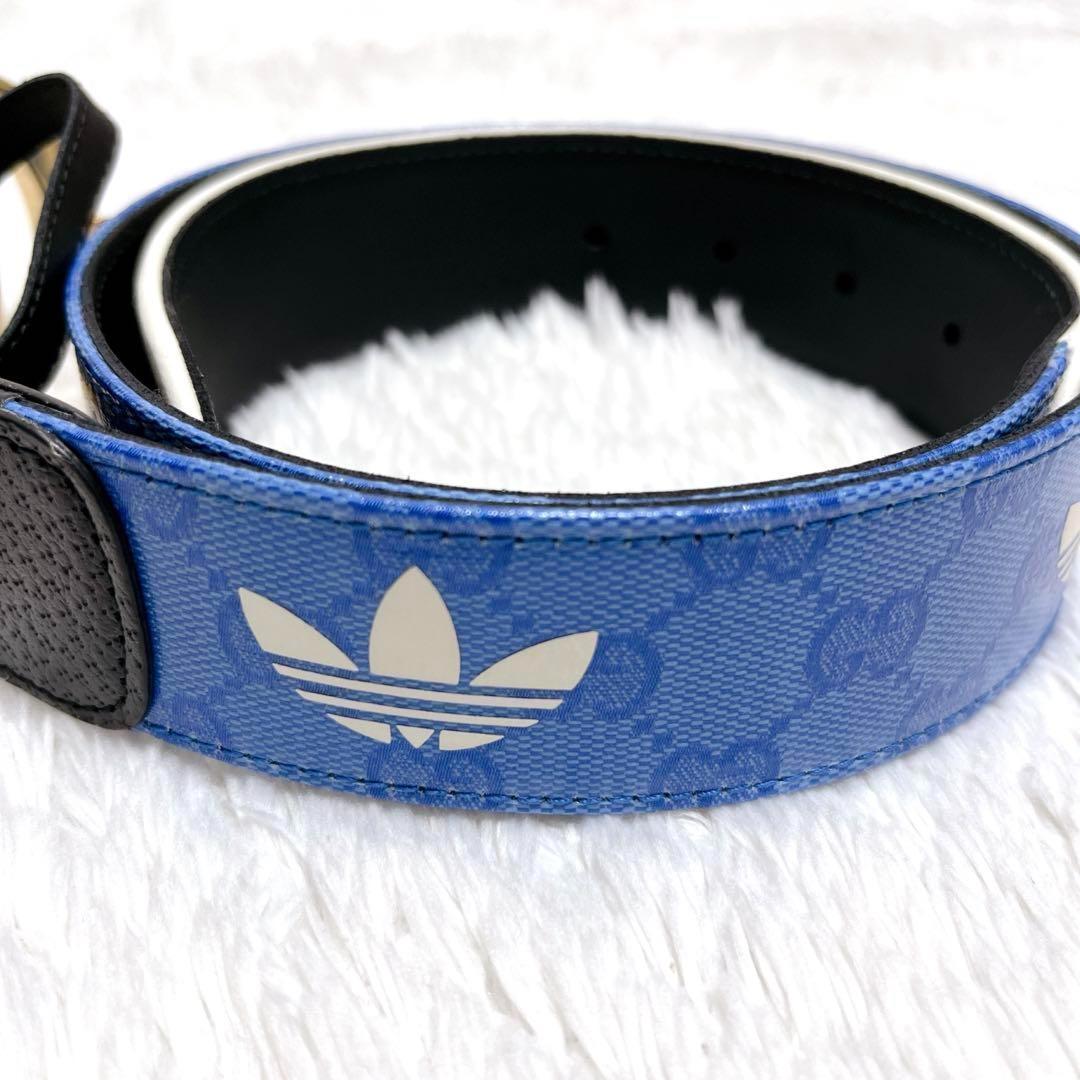 美品✨GUCCI adidas アディダス　グッチ　マーモント　ベルト　GG