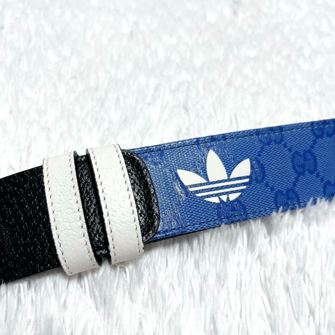 美品✨GUCCI adidas アディダス　グッチ　マーモント　ベルト　GG