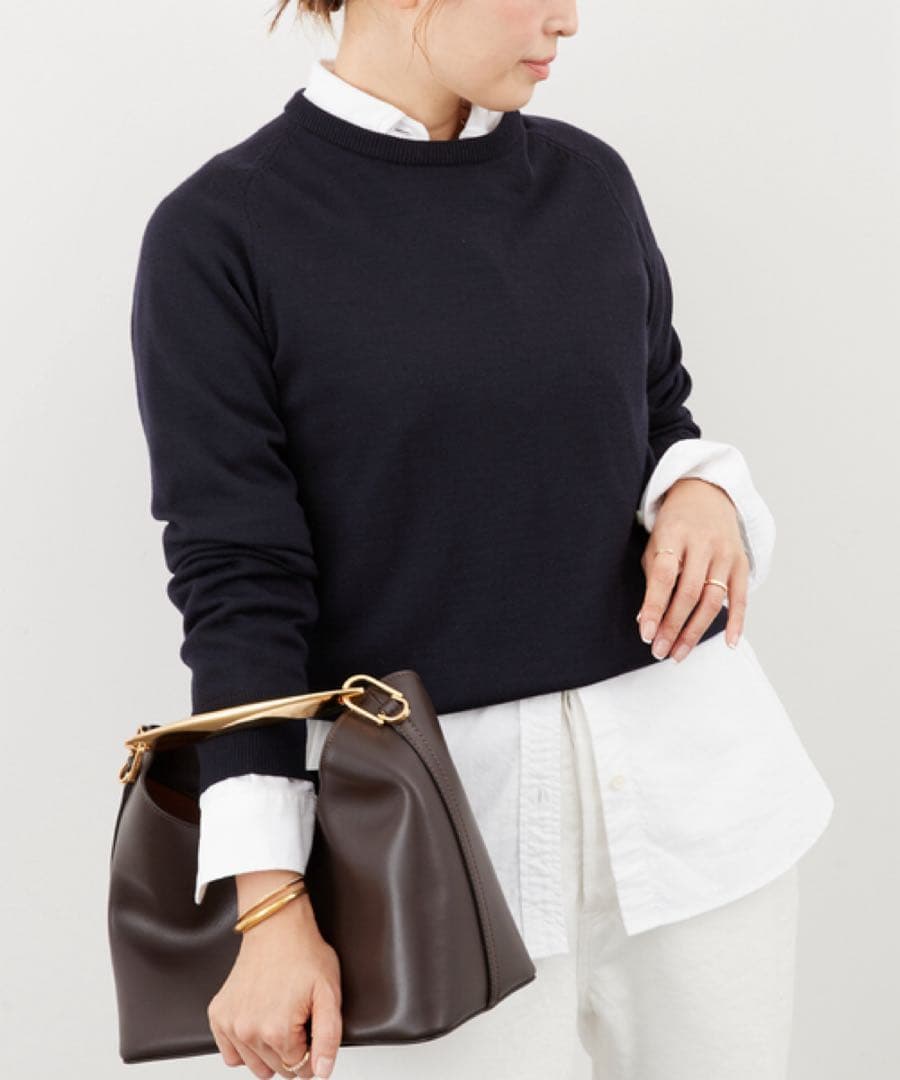 Deuxieme Classe*WISHクルーネックプルオーバー*ネイビー