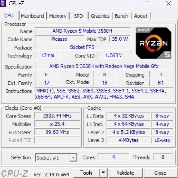 【ミニゲーミングPC】ミニPC AN2 (Ryzen5-3550H/256GB)