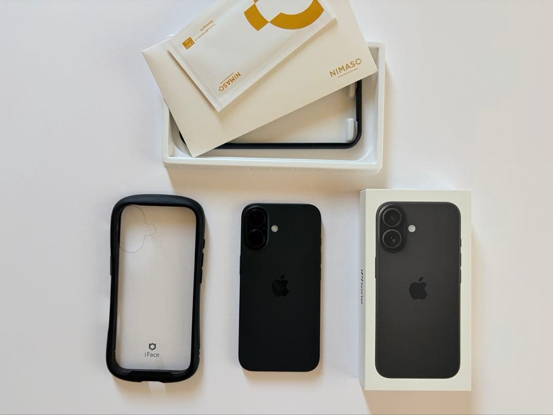【美品】iPhone16 本体 SIMフリー ブラック 128GB