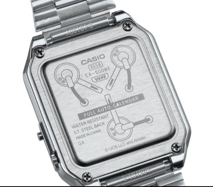 新品 CASIO CA-500WEBF-1AJR バックトゥザフューチャー