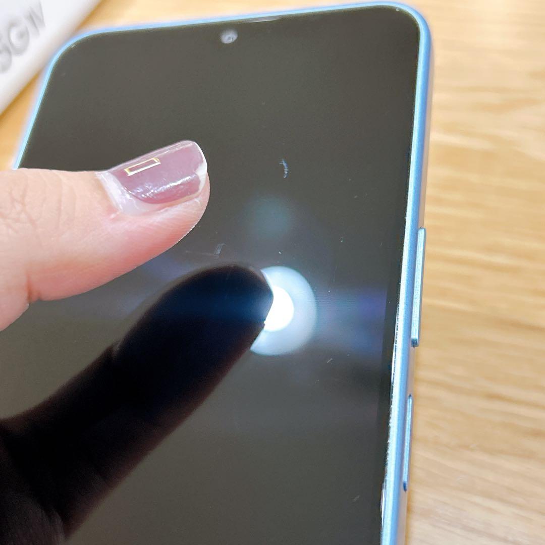 【ほぼ新品】Libero 5G Ⅳ ブルー　リベロ5g4 バッテリー良好ケース付