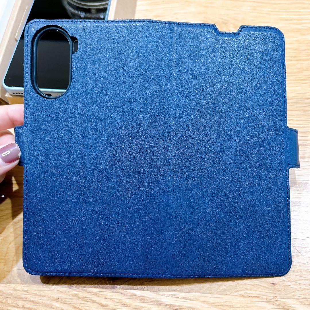 【ほぼ新品】Libero 5G Ⅳ ブルー　リベロ5g4 バッテリー良好ケース付