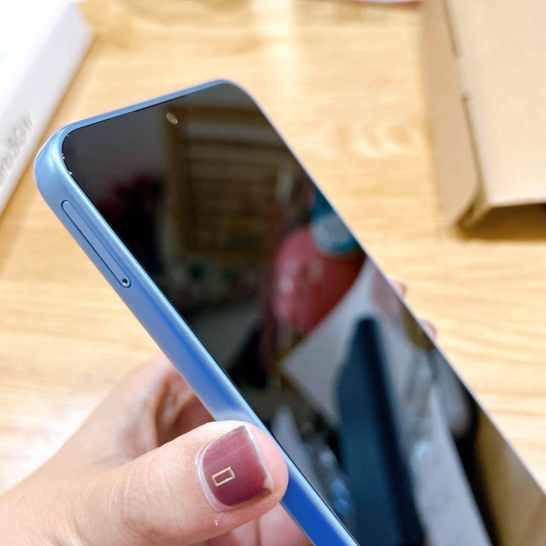 【ほぼ新品】Libero 5G Ⅳ ブルー　リベロ5g4 バッテリー良好ケース付