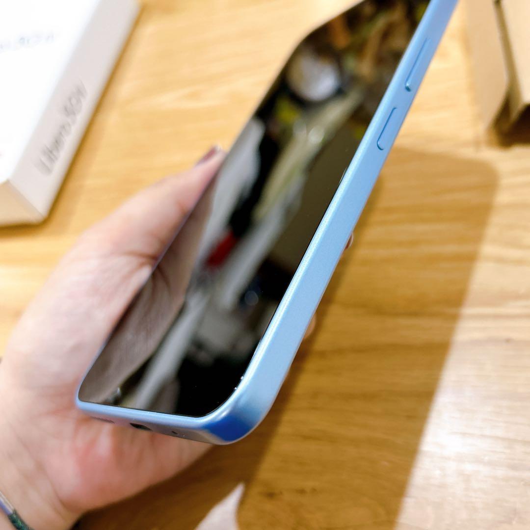 【ほぼ新品】Libero 5G Ⅳ ブルー　リベロ5g4 バッテリー良好ケース付