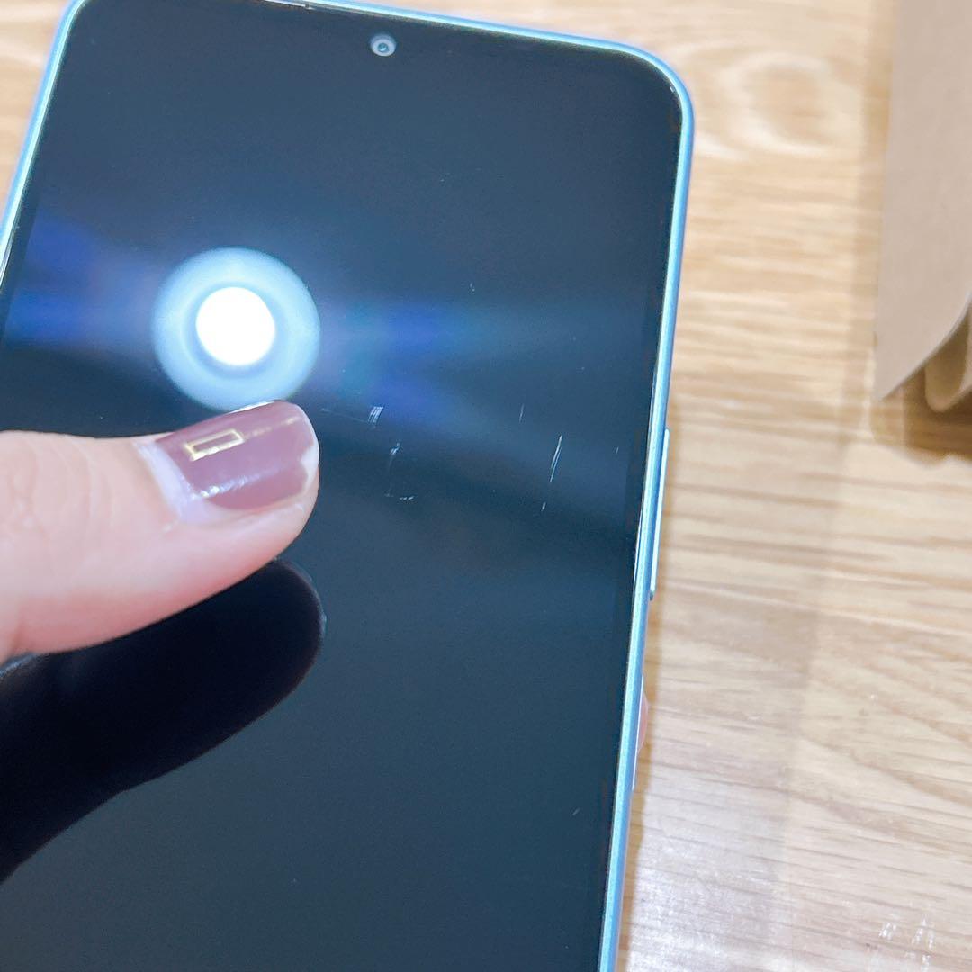 【ほぼ新品】Libero 5G Ⅳ ブルー　リベロ5g4 バッテリー良好ケース付