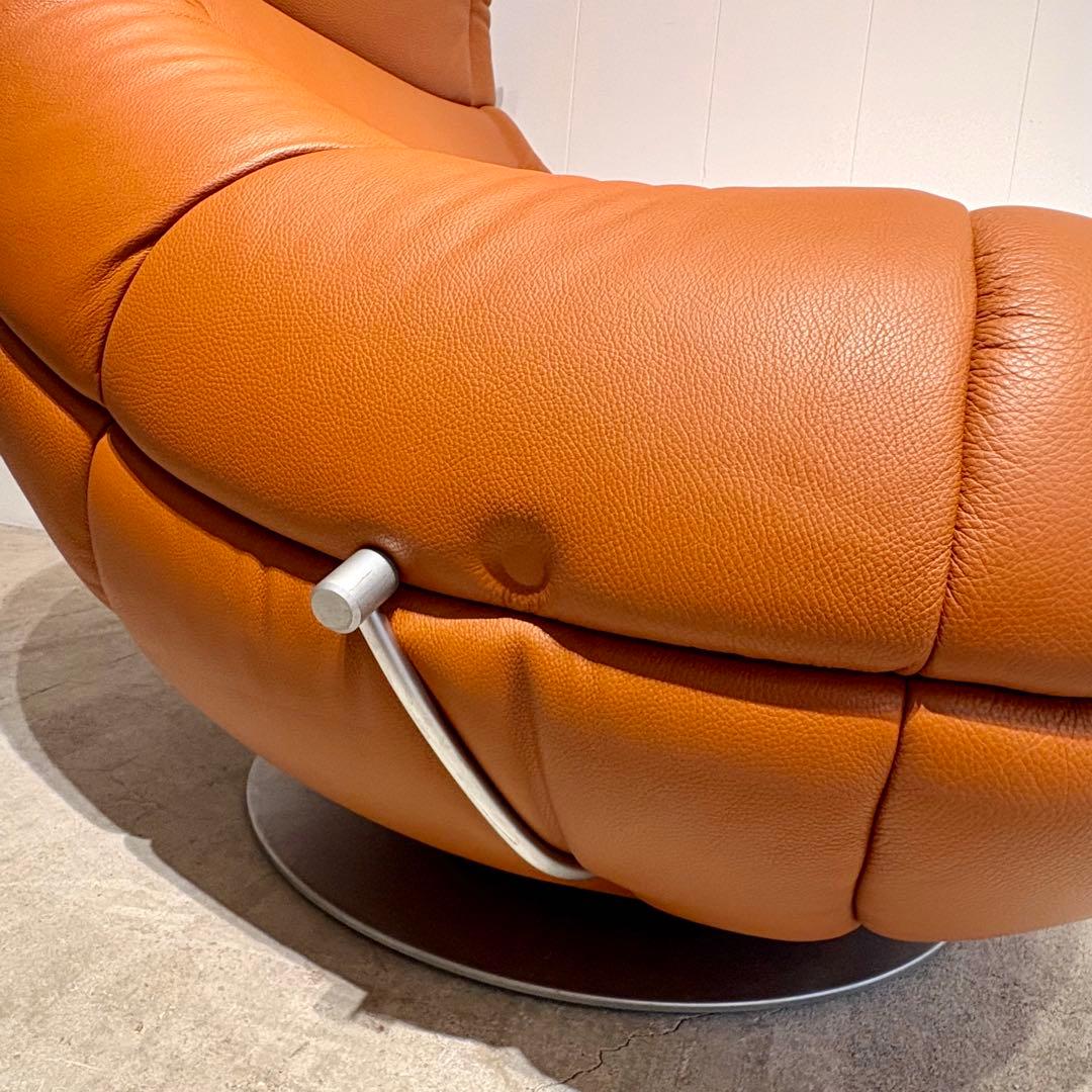 de sede スイス製　レザー ラウンジチェア