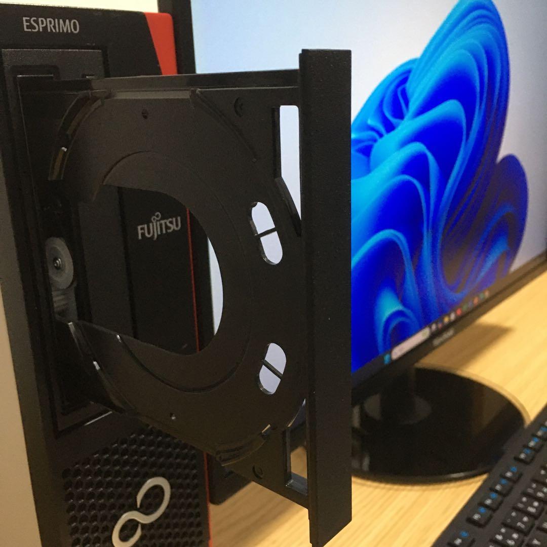 富士通 Win11 8世代i3 SSD500G 8G 取説 23.8'モニター