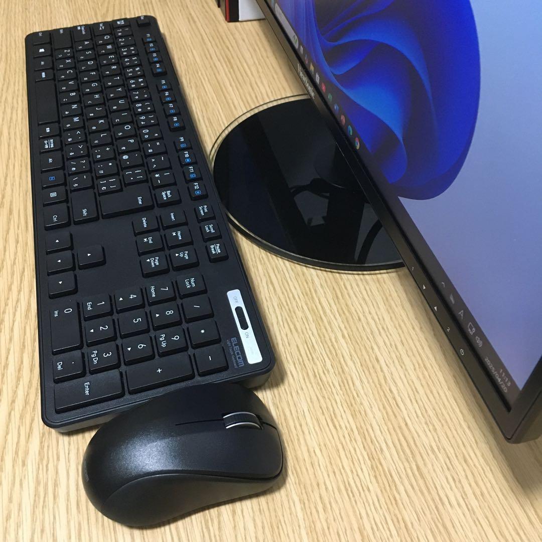 富士通 Win11 8世代i3 SSD500G 8G 取説 23.8'モニター