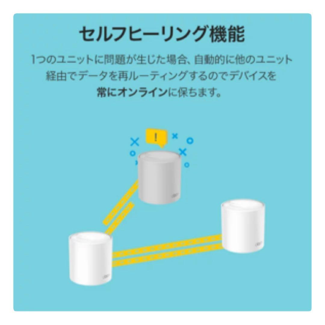 商談中です＊TP-Link＊ Deco X50 4個セット AX3000