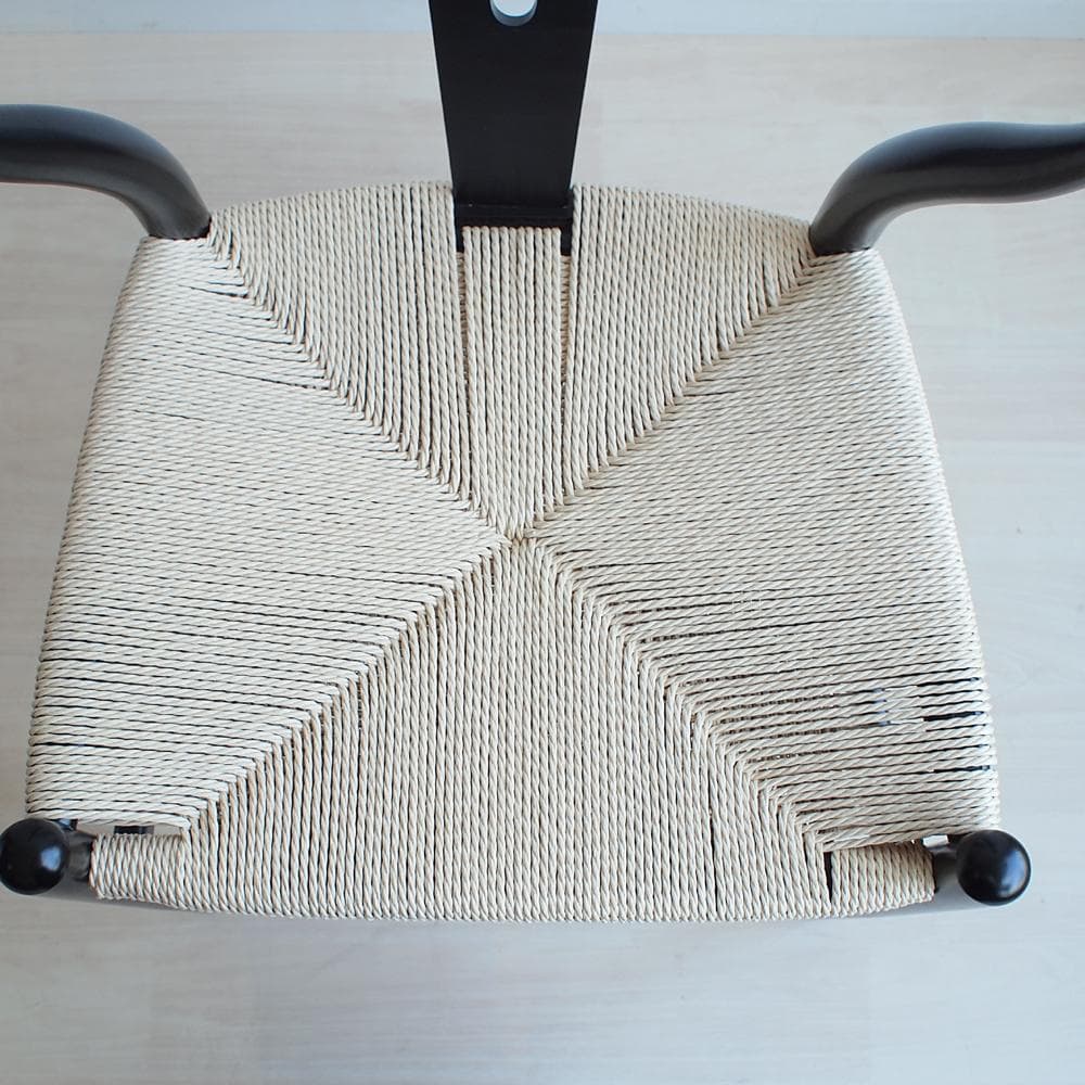 リプロダクト Yチェア ブラック/黒フレーム 椅子 デザイナーズ 北欧 名作椅子