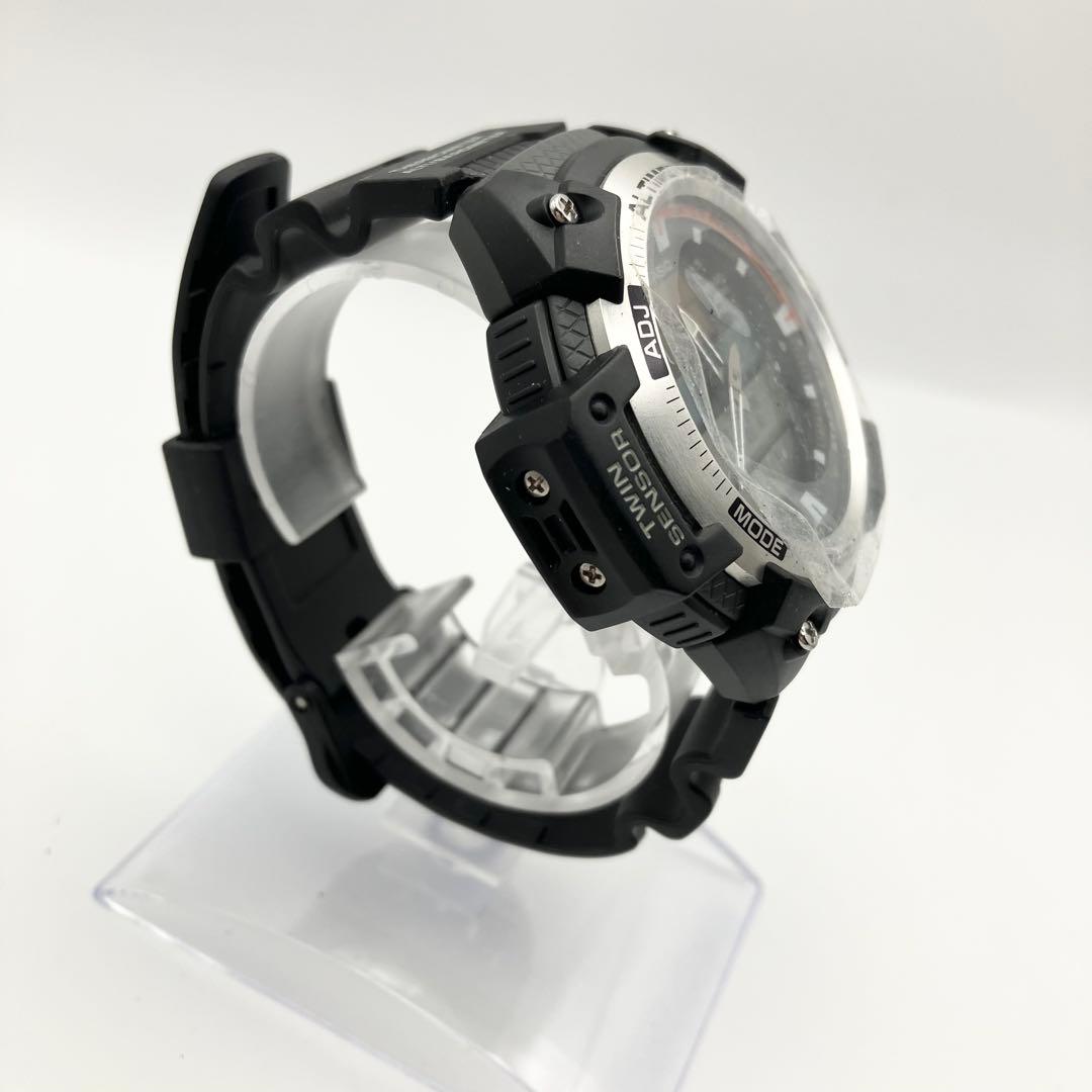 新品　カシオ スポーツギア ツインセンサー　ブラック 腕時計 メンズ　デジアナ