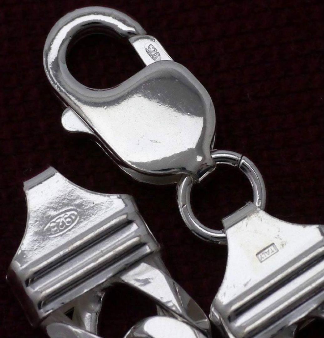 シルバー925 イタリア製ダブル喜平ネックレス 60センチ❗️