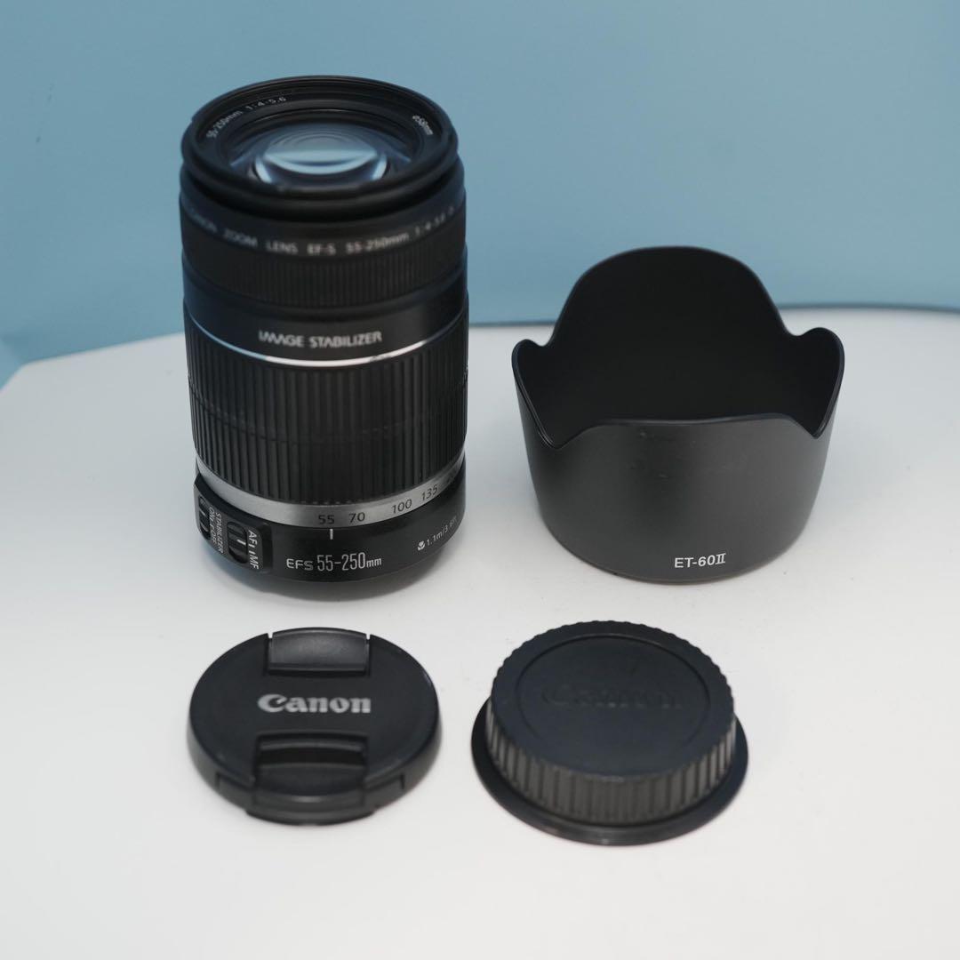 Canon純正 55-250mm 望遠レンズ a4696