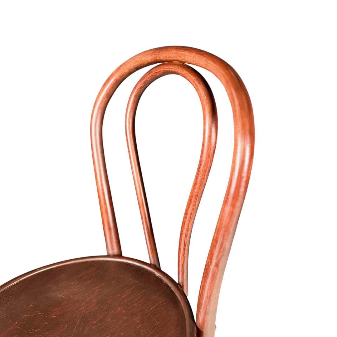 HR719 古いマルニ木工　東欧　ルーマニア製　ベントウッドチェア　曲木椅子