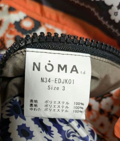 【値下げ価格】NOMA t.d. バンダナ柄 　リバーシブル　アウター