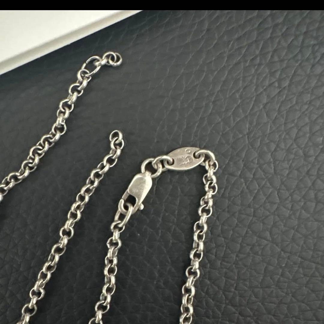 クロムハーツ　シルバー925 チェーン　補修あり