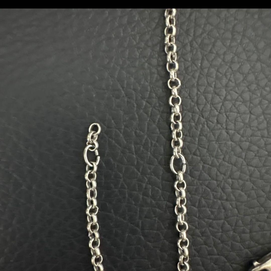 クロムハーツ　シルバー925 チェーン　補修あり