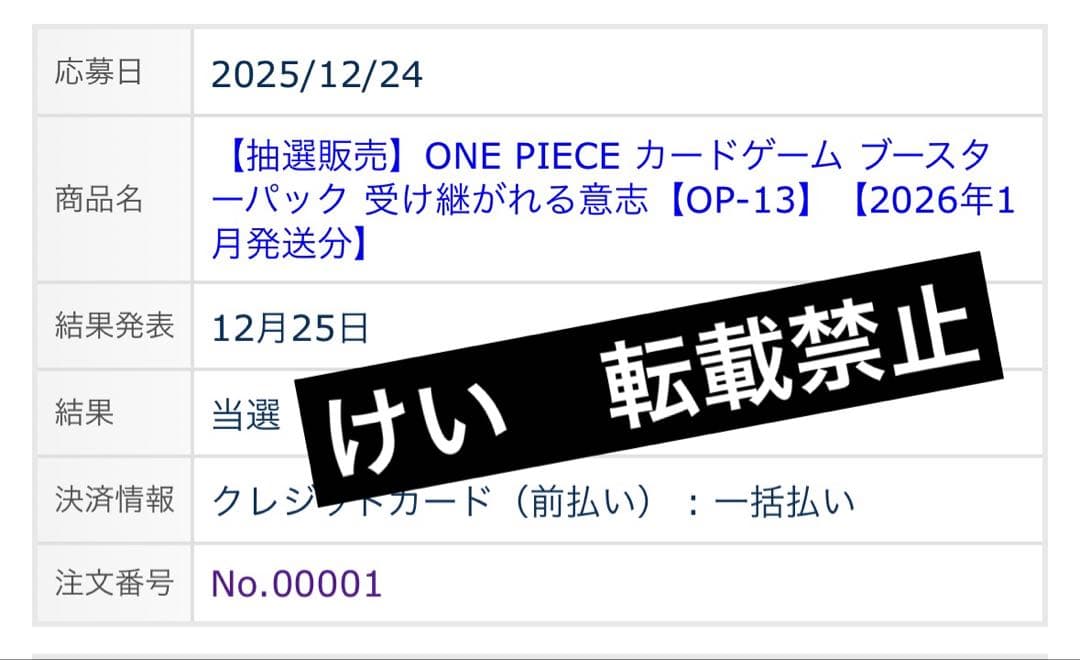 【完全未開封】OP-13バンダイ産受け継がれる意思未開封BOX1箱分テープ付