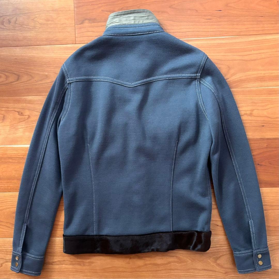 kolor カラー ヘビーウールポンチ ハラココンビブルゾン サイズ2