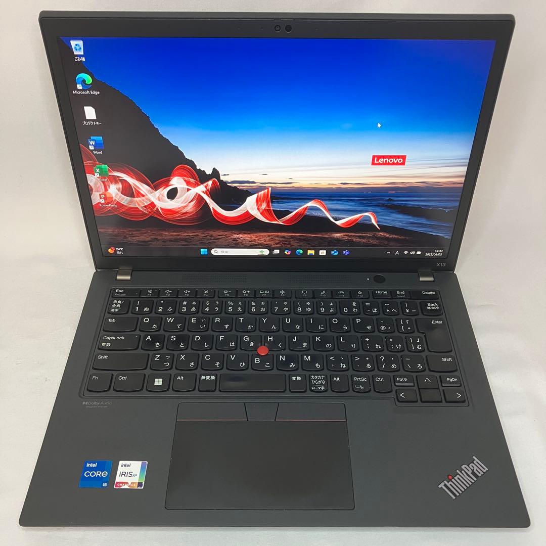 準美品 X13 Gen3 12世代 i5 16GB SSD WUXGA オフィス