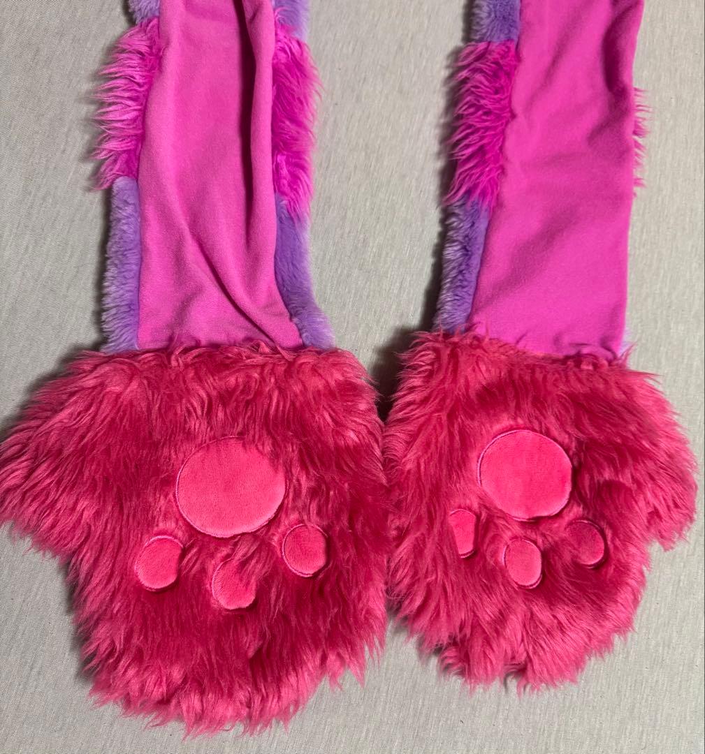 チシャネコマフラーキャップ