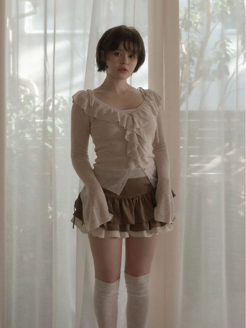 トップス andmary Fiona ruffle tops