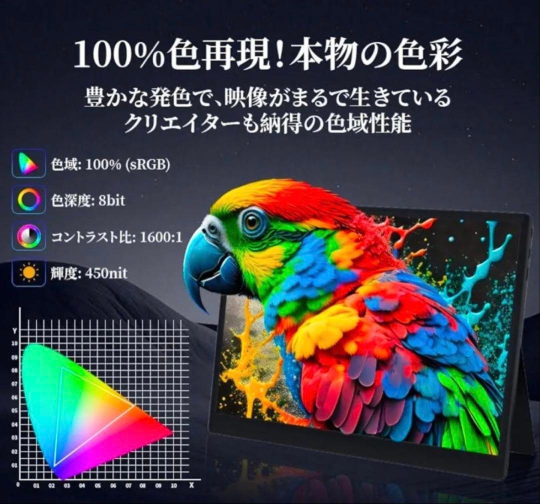 新品　HAILESI　モバイルモニター 15インチ 4K 3240*2160