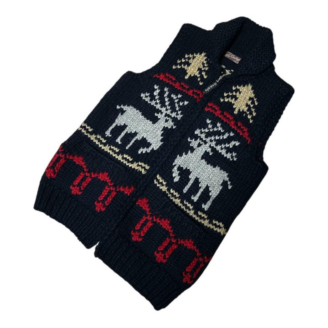 良品 カナダ製 KANATA 50's Vintage 復刻 カウチン ベスト