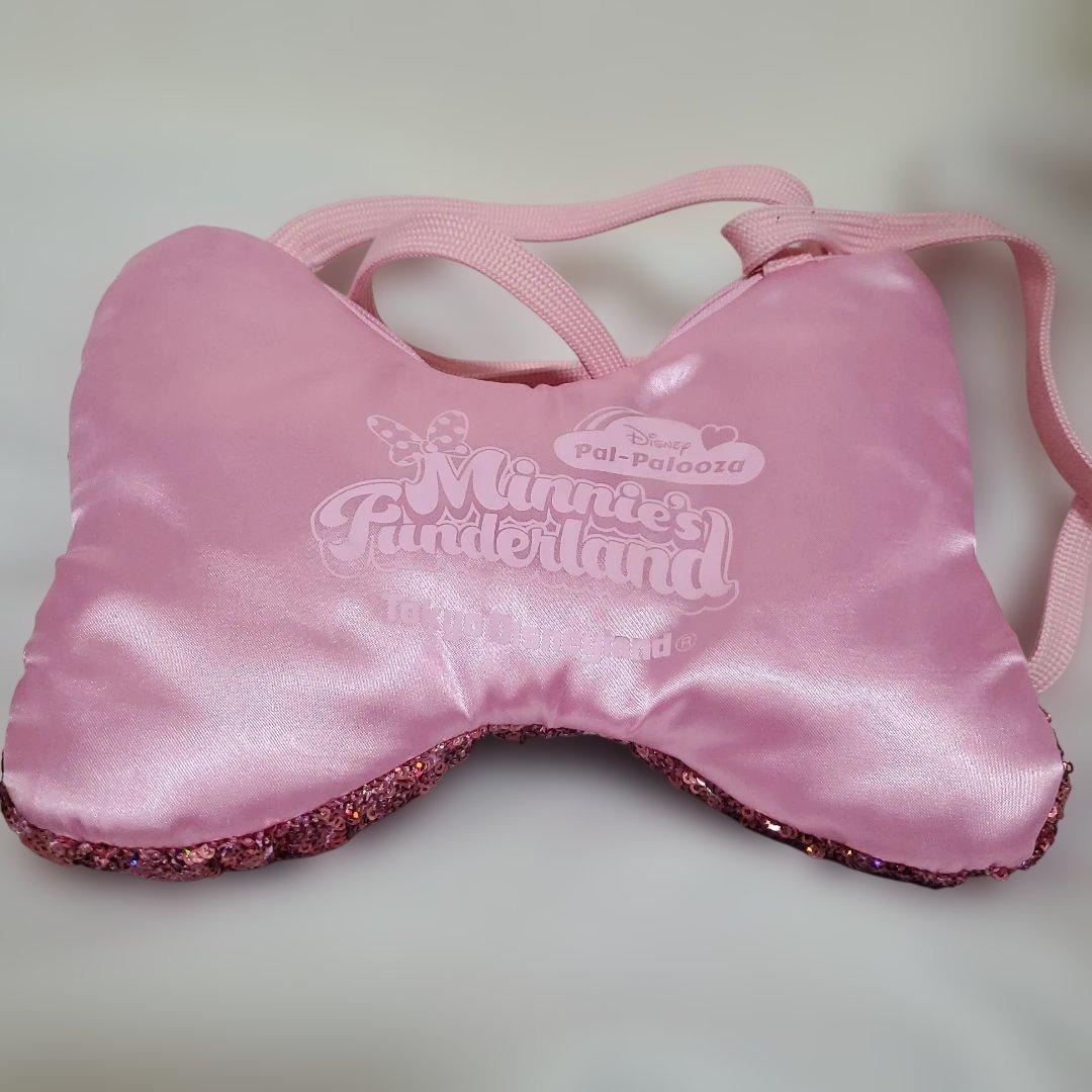ミニー ディズニー リボン ピンク パルパルーザ スパンコール ショルダーバッグ