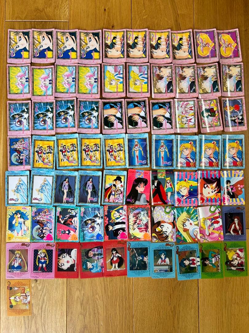 セーラームーンカード 219枚　セーラームーンRカードケース　2箱　まとめ売り