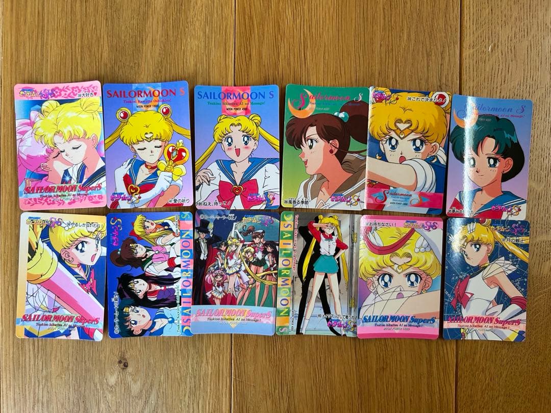 セーラームーンカード 219枚　セーラームーンRカードケース　2箱　まとめ売り