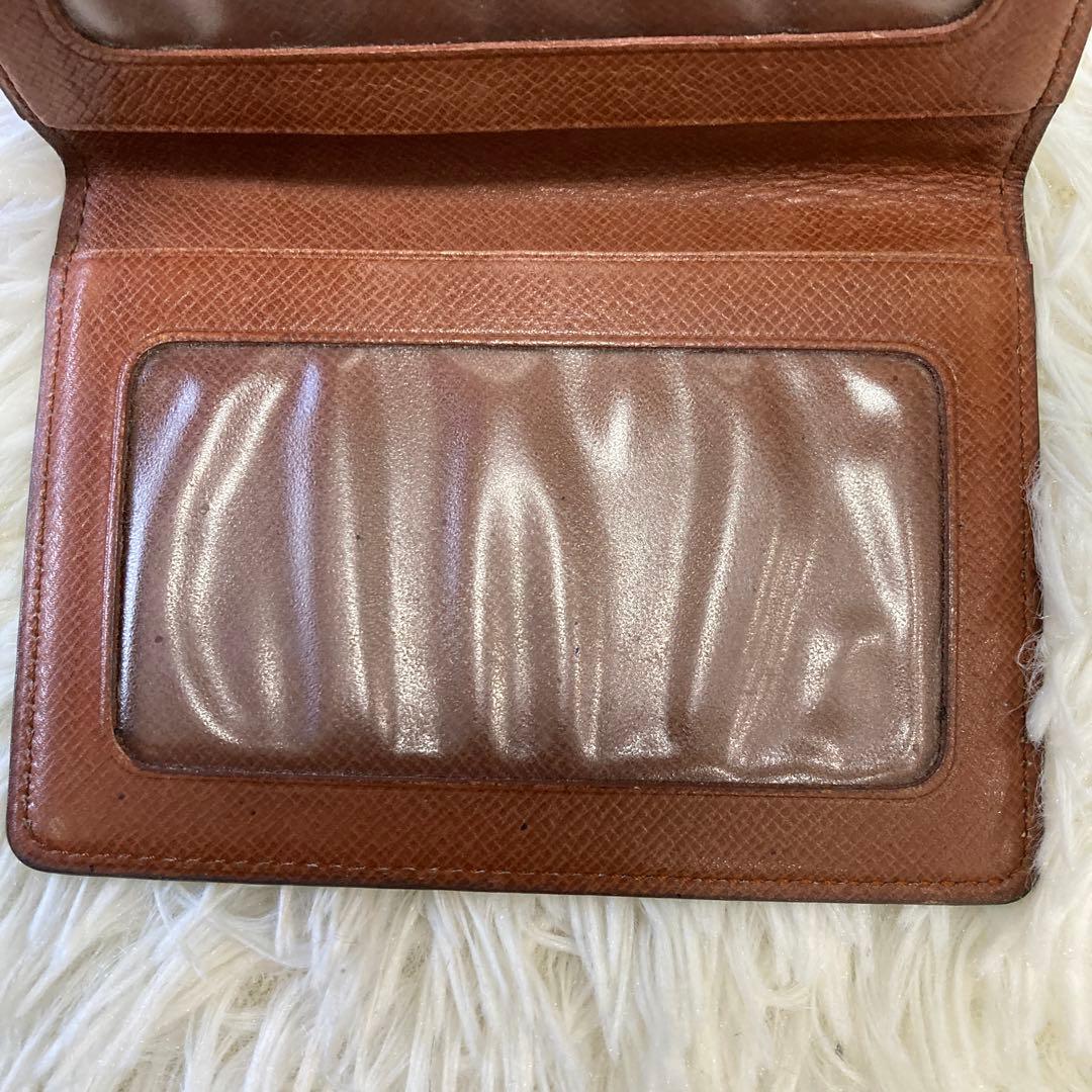 美品 ルイヴィトン モノグラム パスケース ポルト 2カルト ヴェルティカル