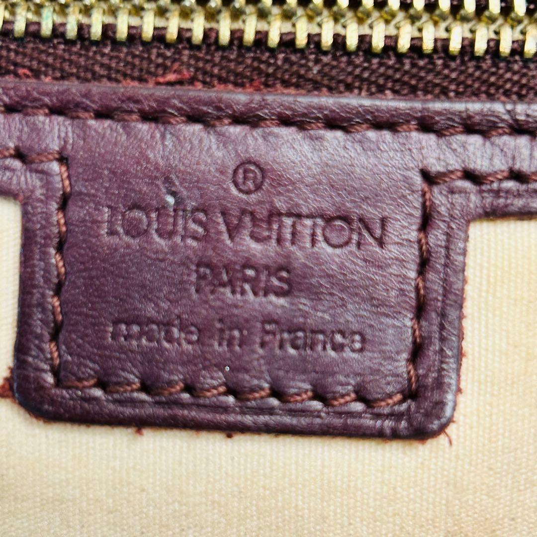 【ルイ ヴィトン】モノグラムミニ　ジョセフィーヌ　チェリー　破れ等なり