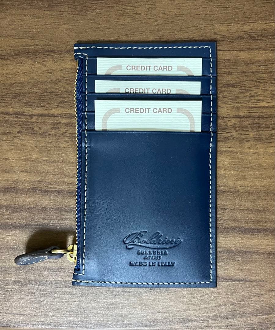 【新品未使用】BOLDRINI SELLERIA  カード収納ミニウォレット
