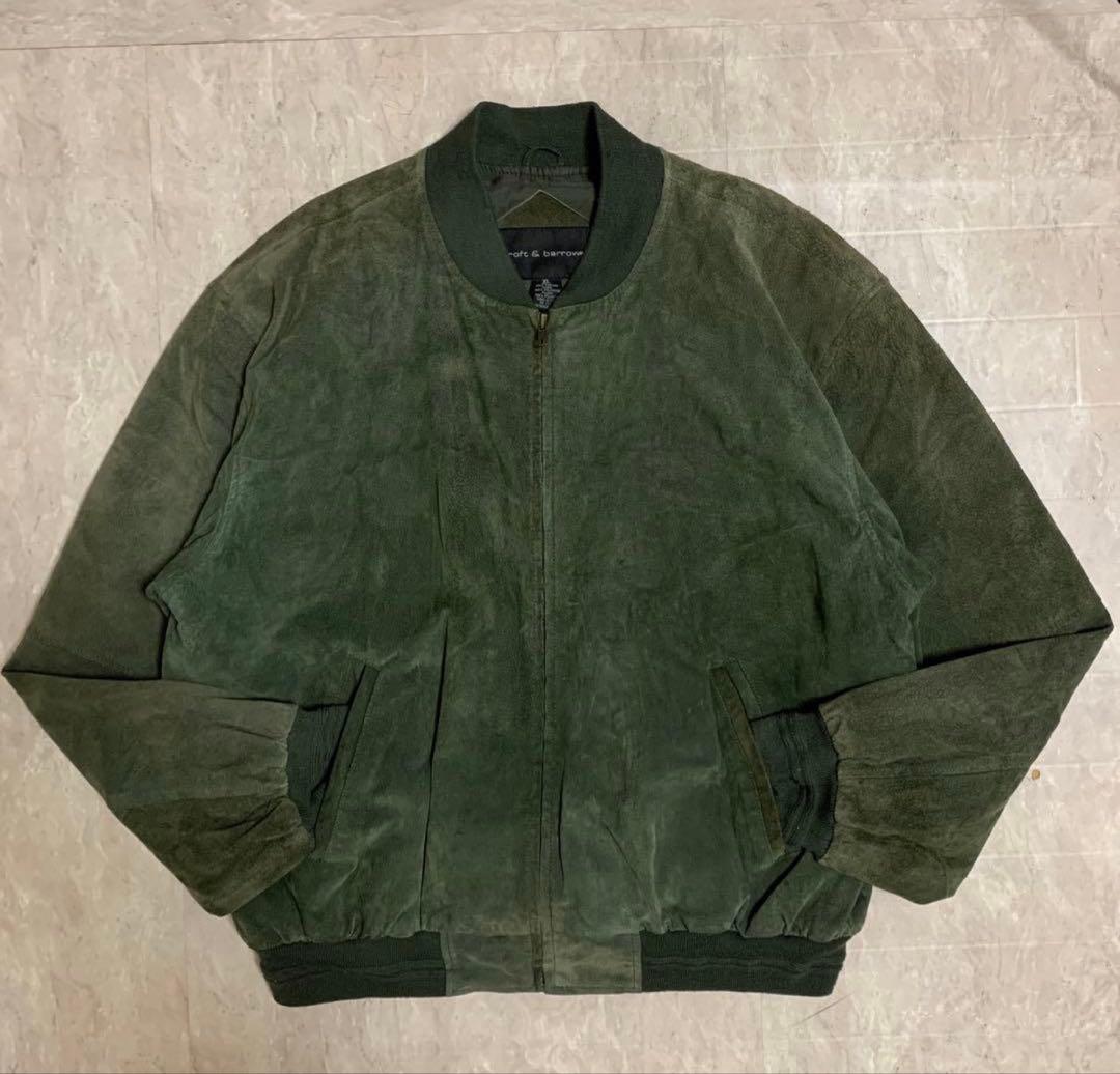 90s レザーボンバージャケット　本革　短丈　レザーフライトジャケット深水光太