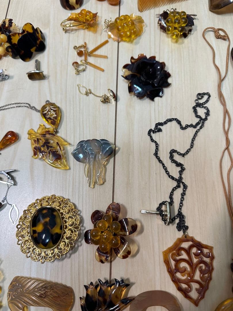 鼈甲　べっこう等まとめ　純銀アンティーク