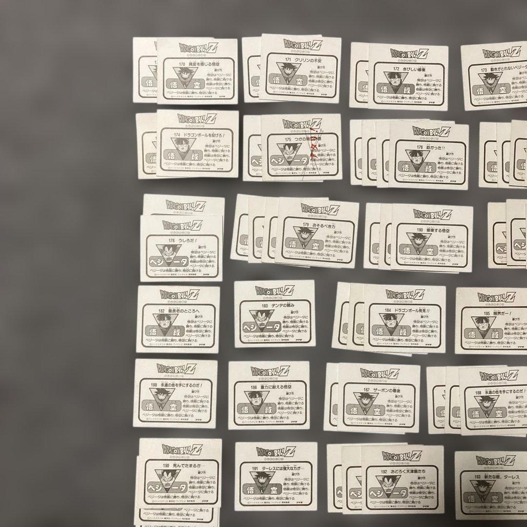 【希少品】ドラゴンボールZアマダ カードセット 158枚 原画絵 昭和レトロ
