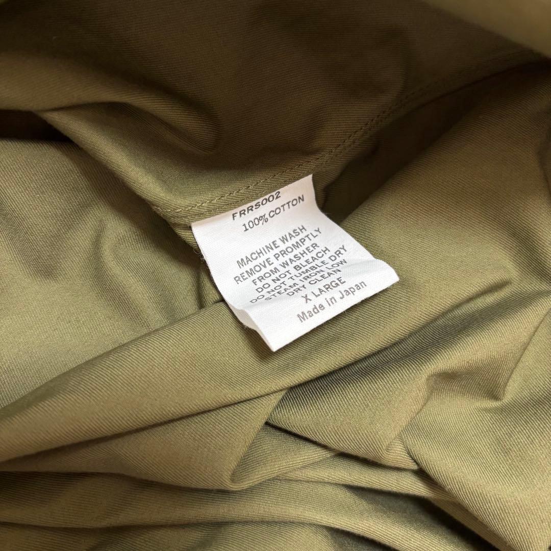 Riprap オリーブ カーキ ボタンダウンシャツ XL