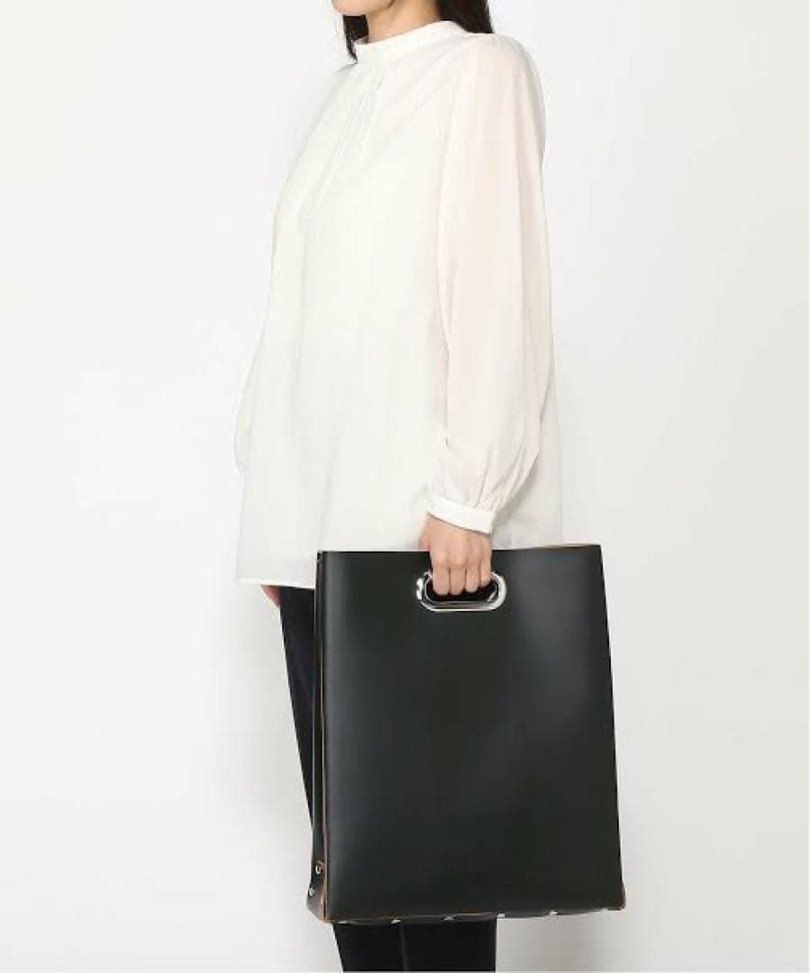 エンダースキーマ Assemble Disc Bag LP 黒 レザーバッグ