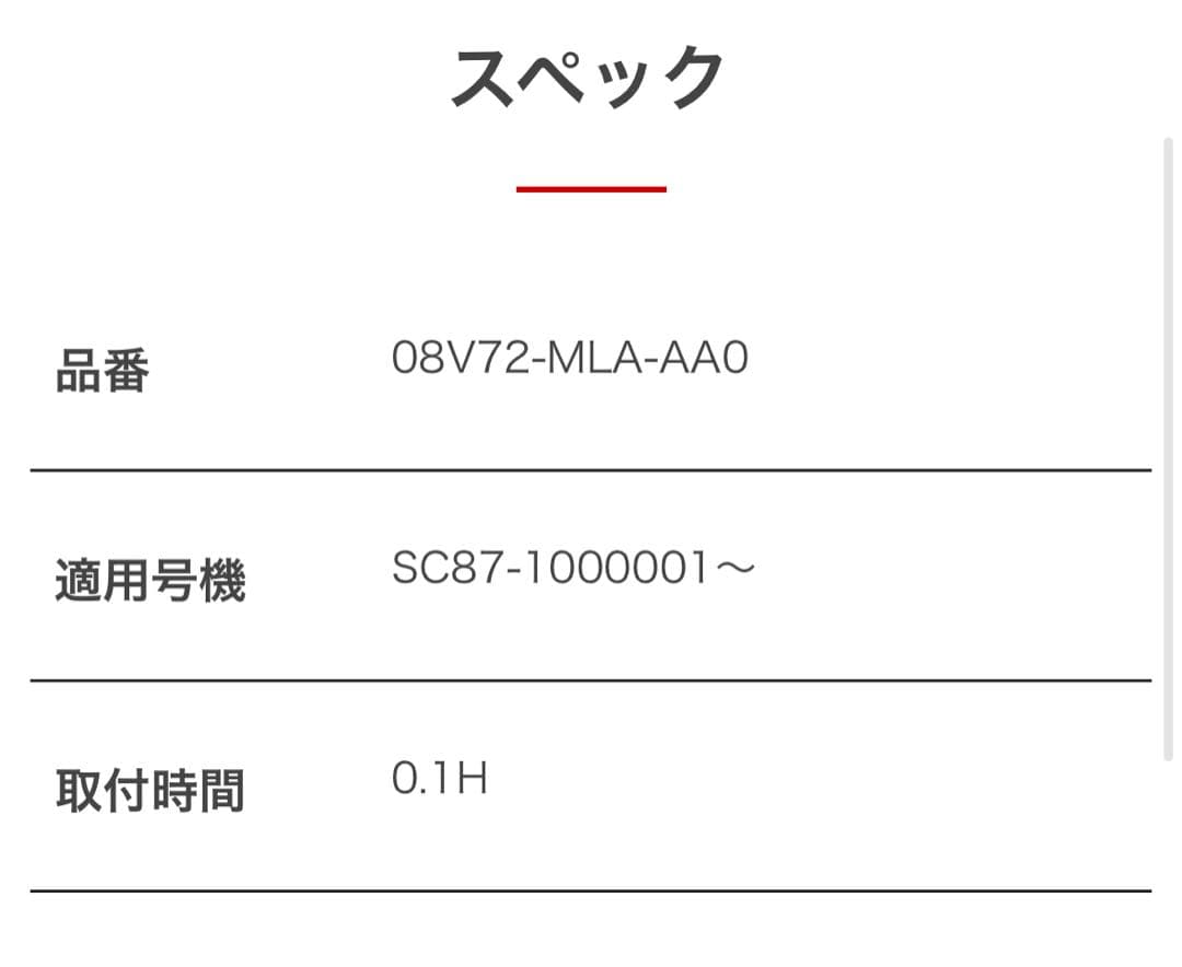 ホンダ純正 バーエンドミラー Rebel1100用
