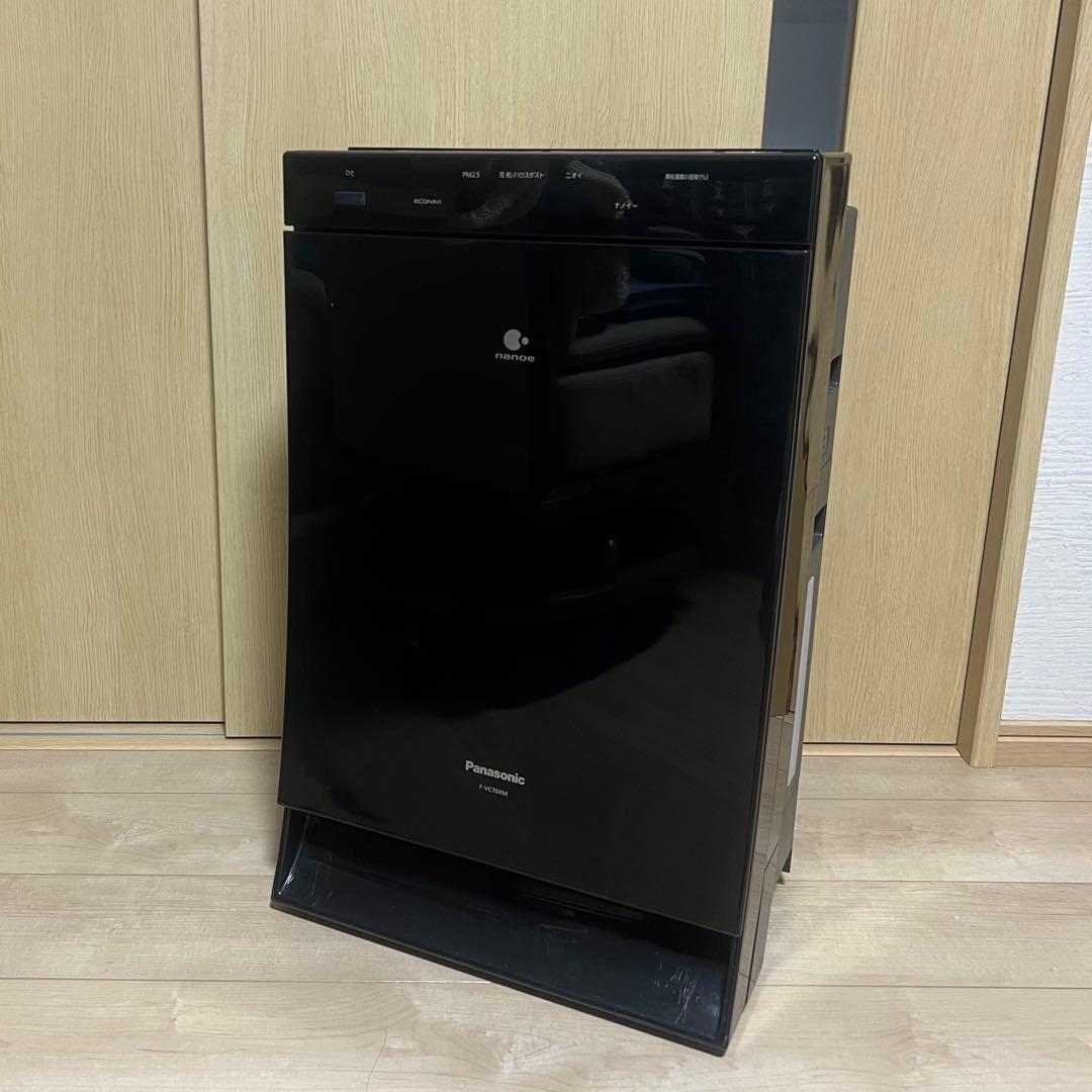 【良品】Panasonic 空気清浄機 黒
